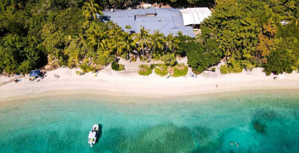 beach on green island